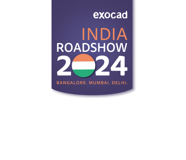 Logo exocad India Roadshow 2024